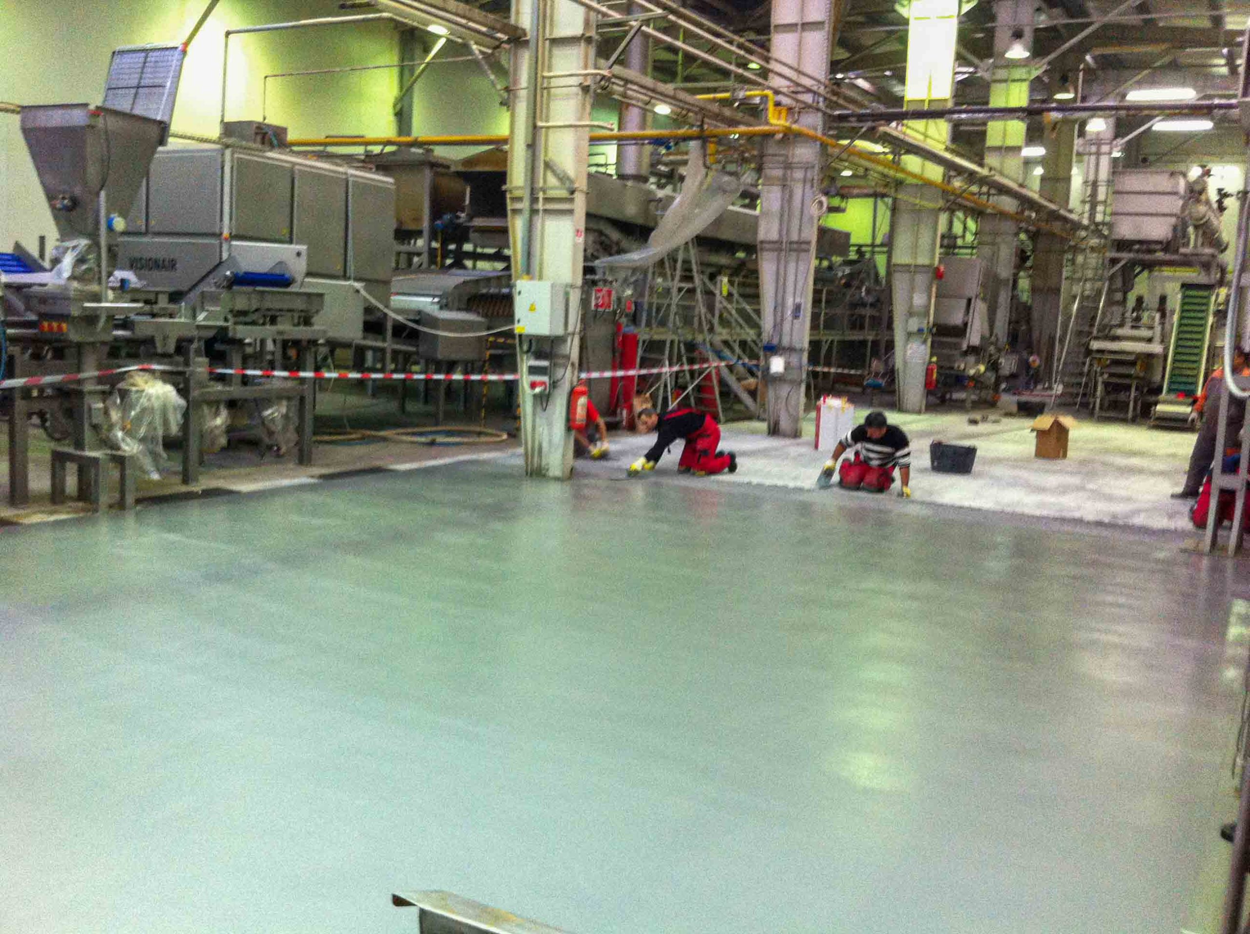 Intersnack - Epoxy flooring for Food and Beverage Production Facilities